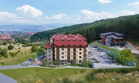 Студио до гората с гледка към планината — комфорт и спокойствие