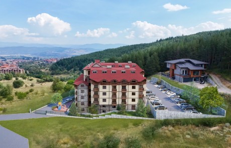 Студио до гората с гледка към планината — комфорт и спокойствие