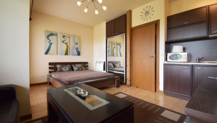 Furnished studio for sale with a balcony, Bansko