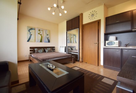 Furnished studio for sale with a balcony, Bansko