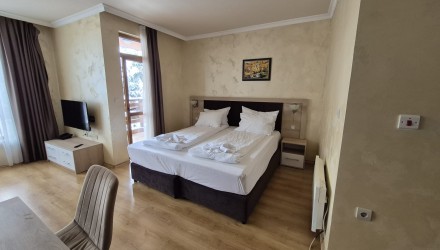 Просторно обзаведено студио на 10 минути от ски пистите в Банско