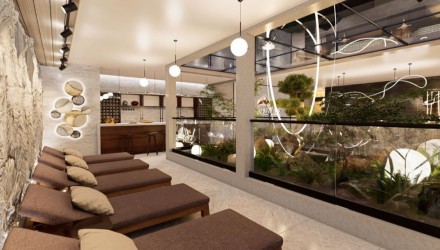 Нов апартамент в Банско — инвестиция със собствен двор в модерен СПА комплекс